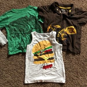 Bundle 3 Boys 4T / 4 Shirt Mix